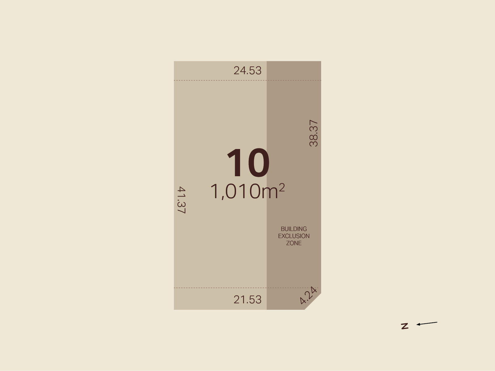 Hilltop Estate "Lot 10' 1,010 meters squared.