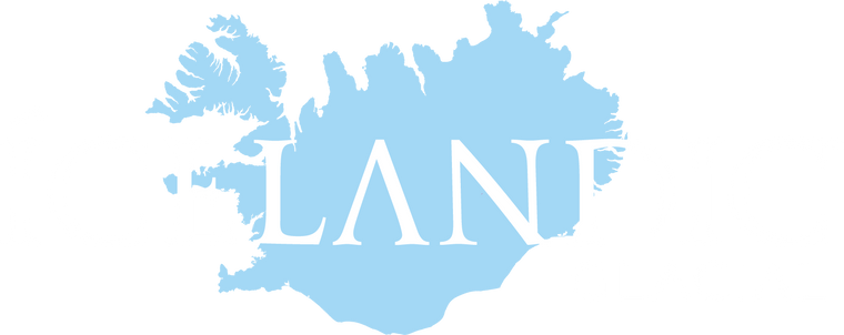 Map of Iceland with the words ICE LANDIC GLACIAL overlaid.