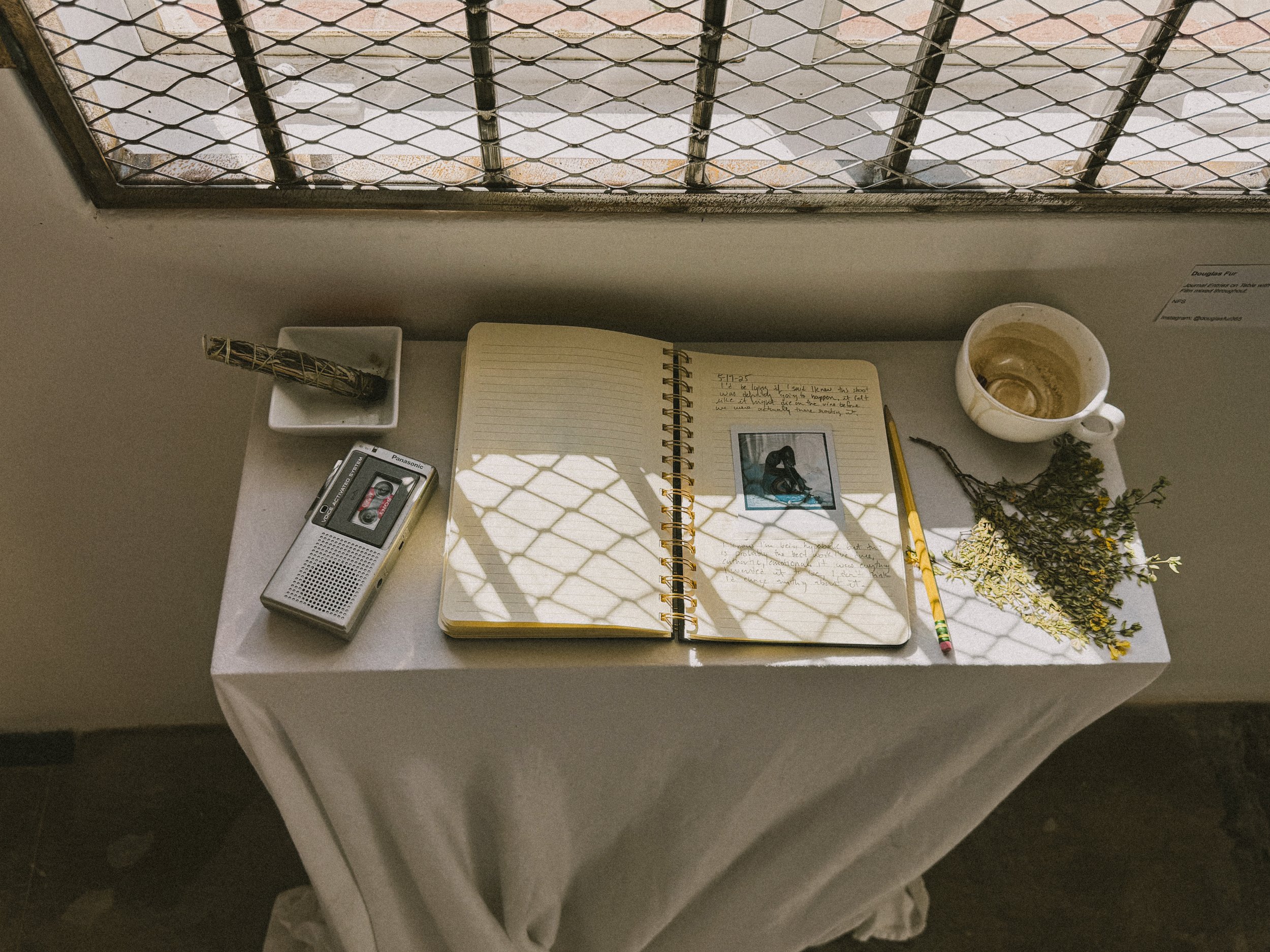 “Until the Lights Go Out” instant film and journal entires