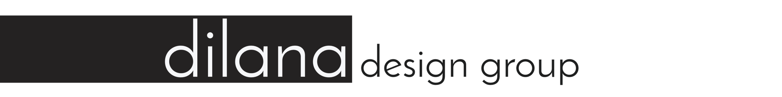 Diana Design Group logo with stylized text on a dark background.