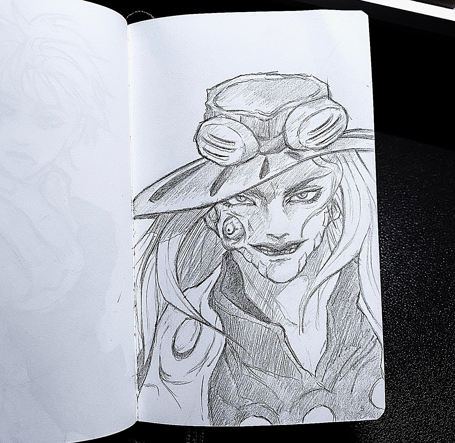 [Steel Ball Run - Gyro Zeppeli] Graphite on paper