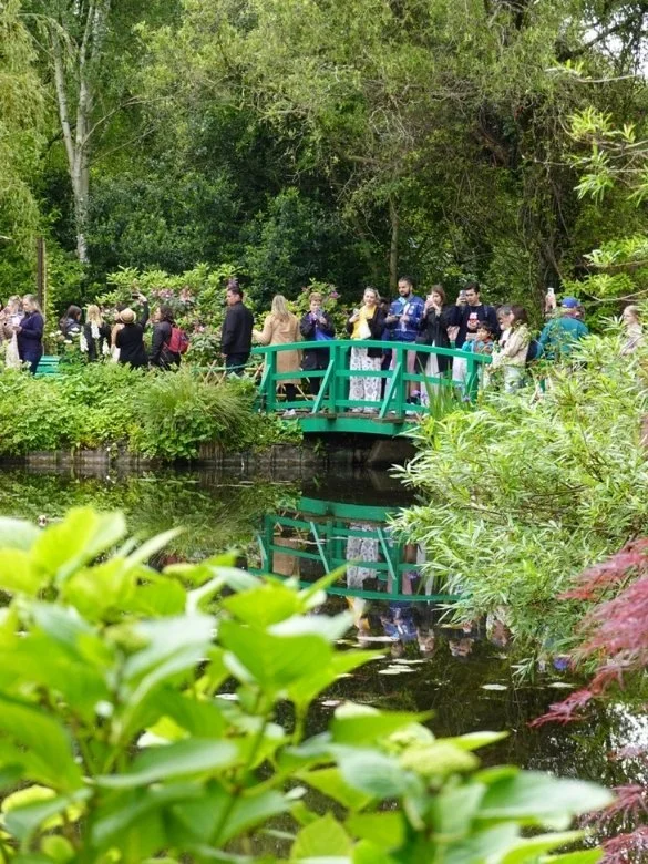 Monet's Water Lilies Green Bridge