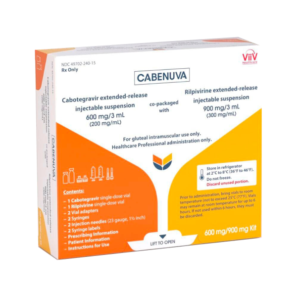 Cabenuva (cabotegravir + rilpivirine)