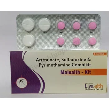 Artesunate, and Sulfadoxine-Pyrimethamine (Fansidar).