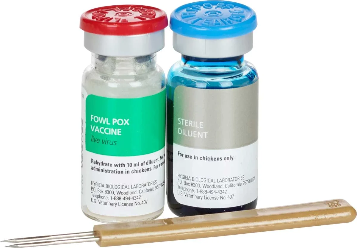 Fowl Pox Vaccine for Chickens