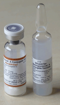 Meningitis A conjugate vaccine