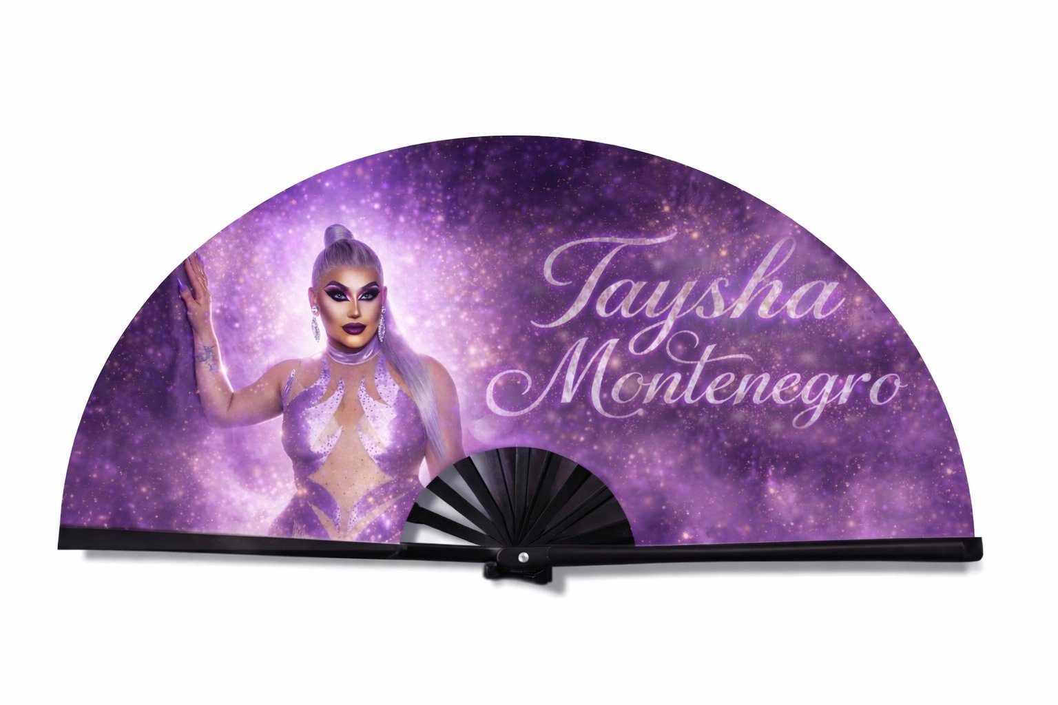 Taysha Clap Fan (Lavender)