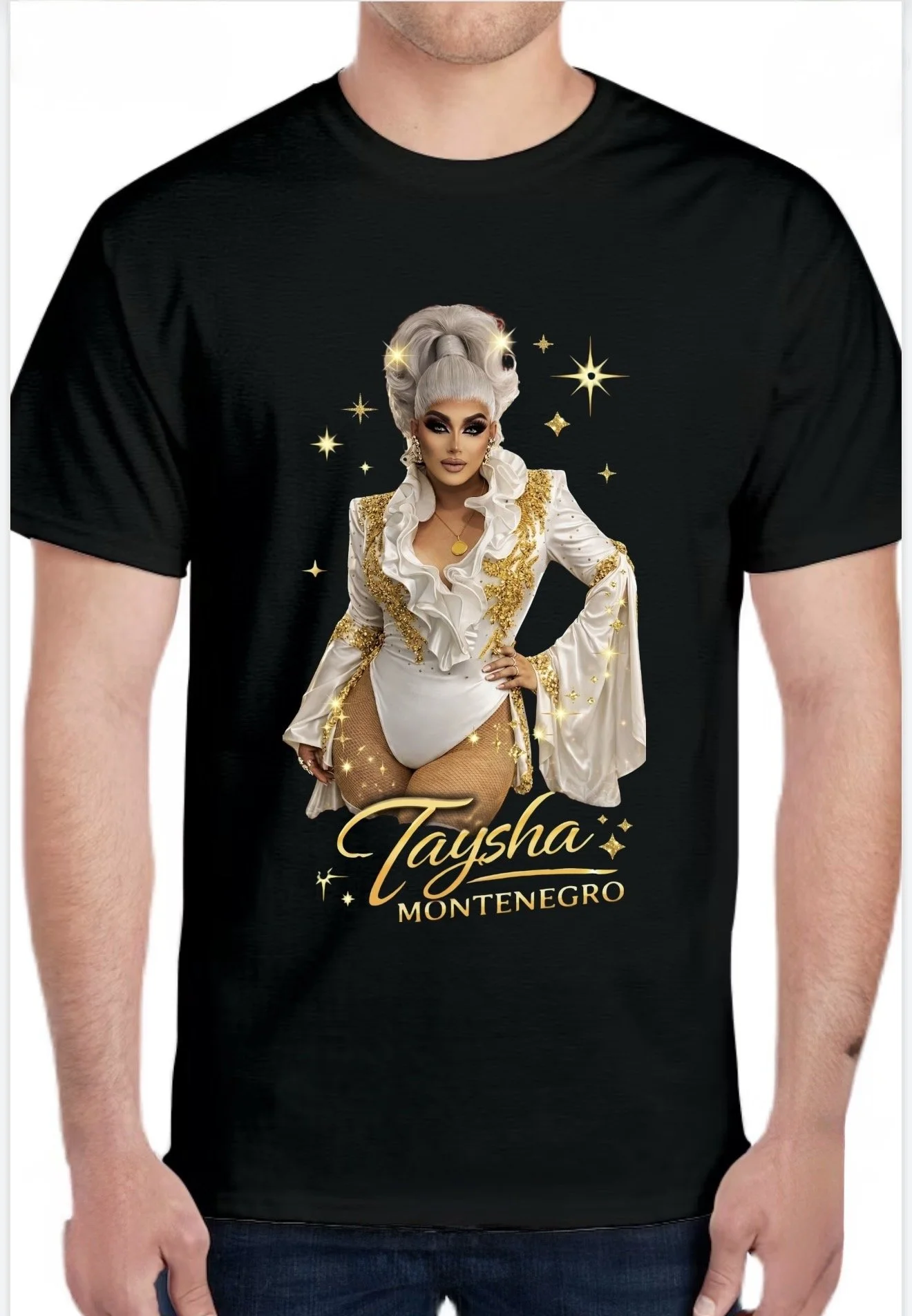 Eternal Taysha Gold Black Tshirt