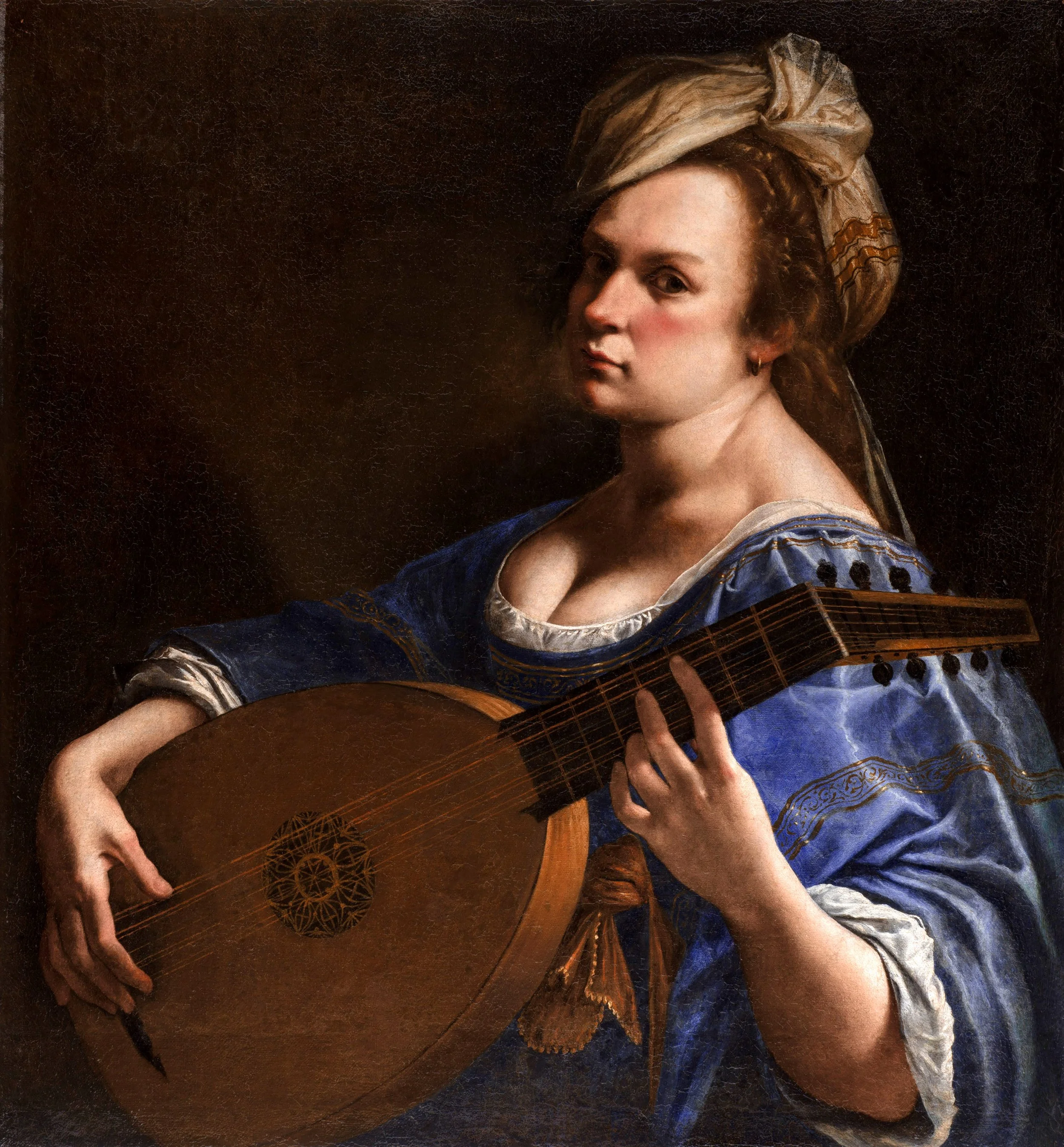 Autorretrato como laudista - Artemmisia Gentileschi