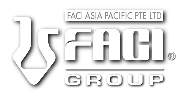 The logo for FACI Group, FACI Asia Pacific Pte Ltd.
