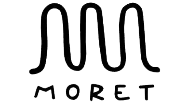 The logo for Moret.