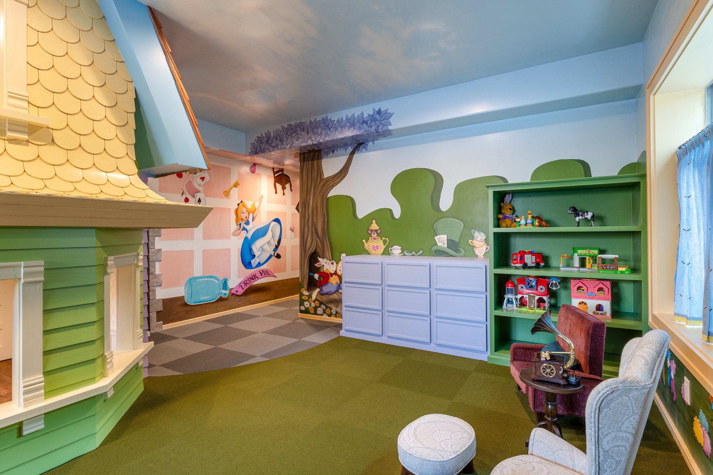 Whimsical Kid’s Playroom &amp; Suite Basement Remodel in Alpine, Utah