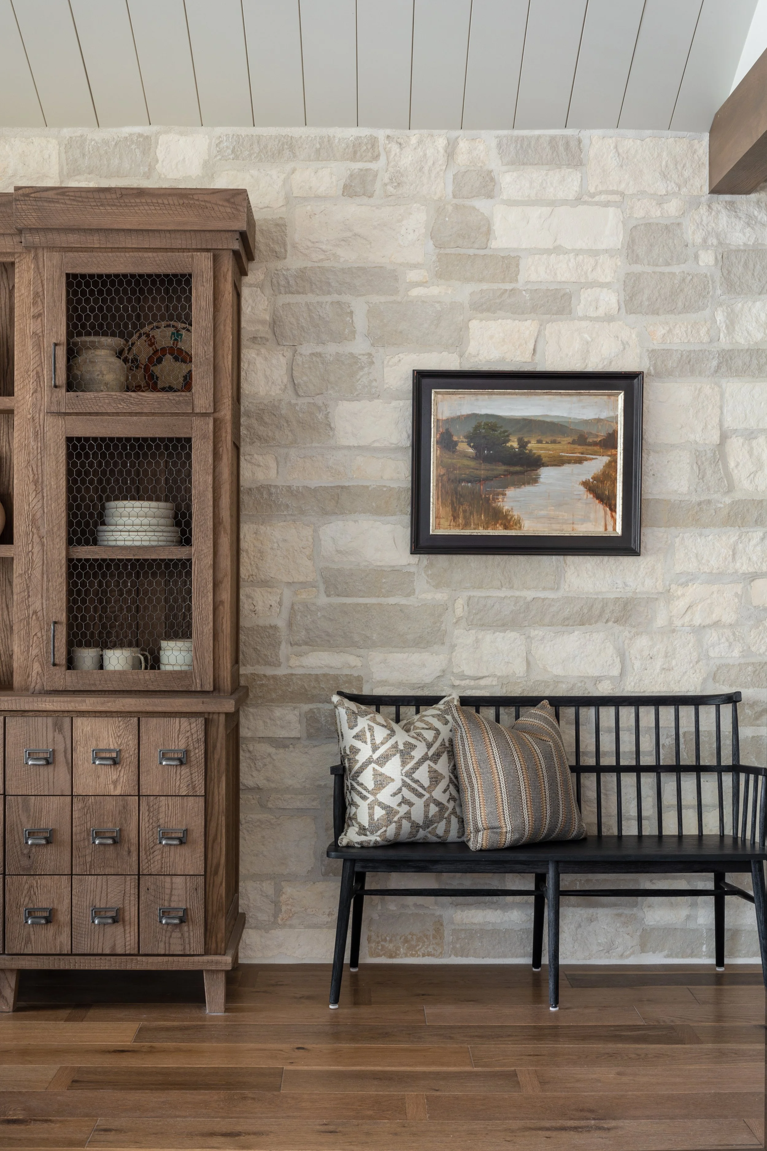 Detail of custom trim and millwork craftsmanship by VanDyke Construction