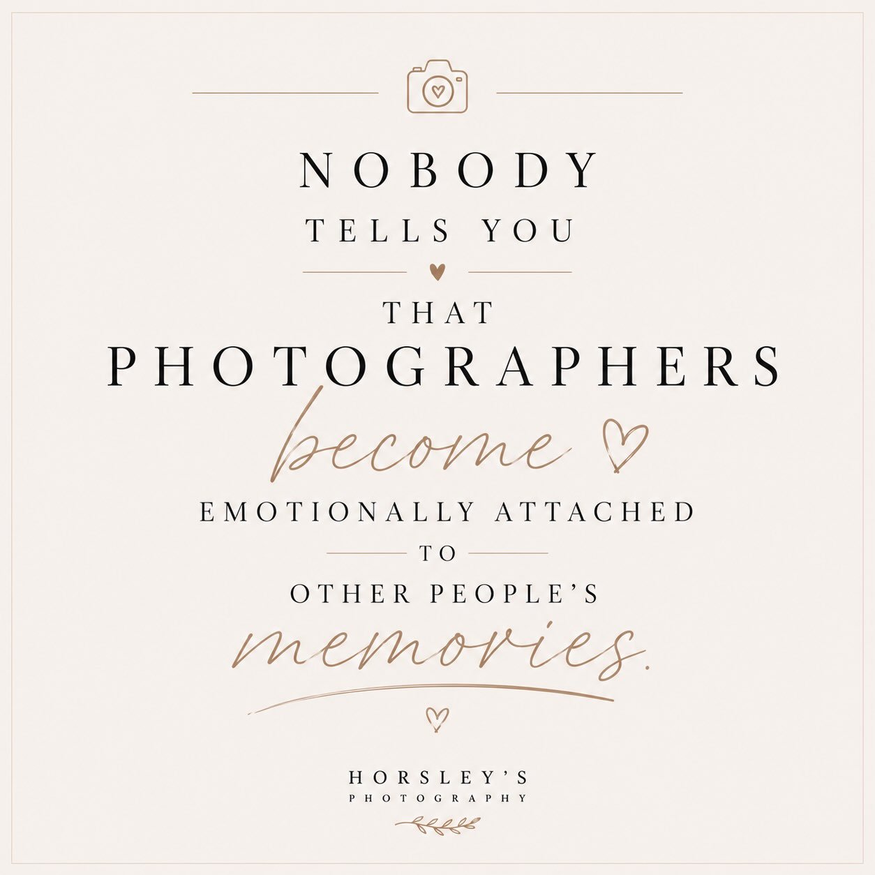 You&rsquo;re a part of the journey 🥹.

#photographerlife #horsleysphotography #socalphotographer #oceansidephotographer #photographerthoughts