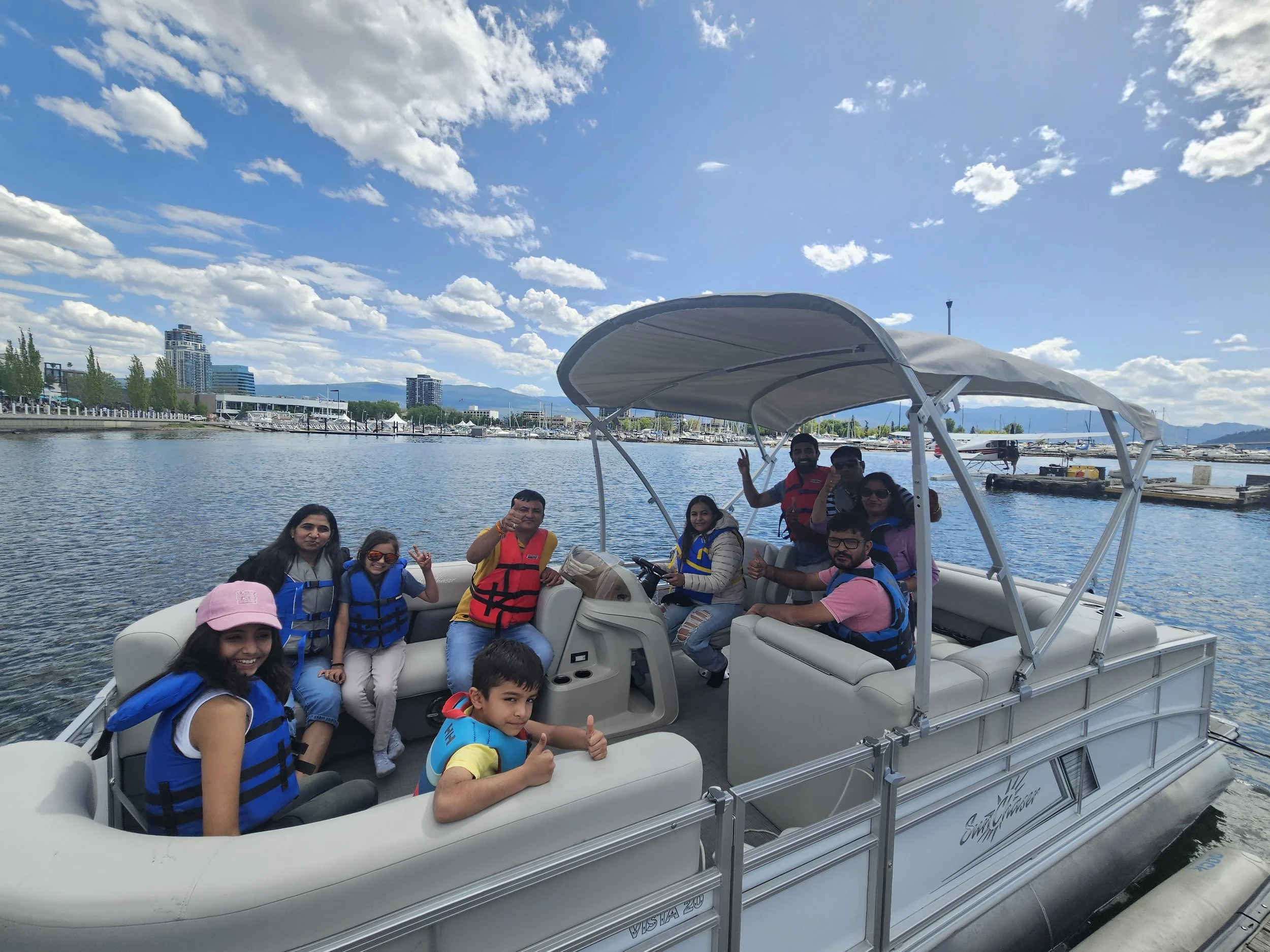 9-Passenger Pontoon Boat