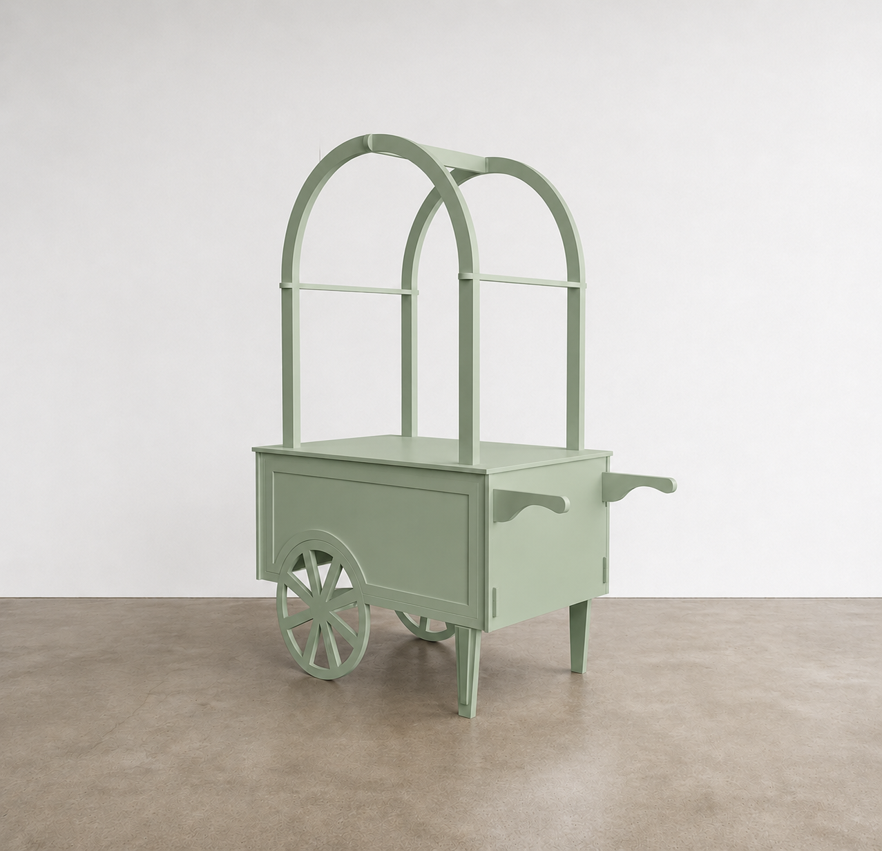 arched-flower-cart-collapsible-mobile-floral-bar-pop-up-flower-stall sage green.png