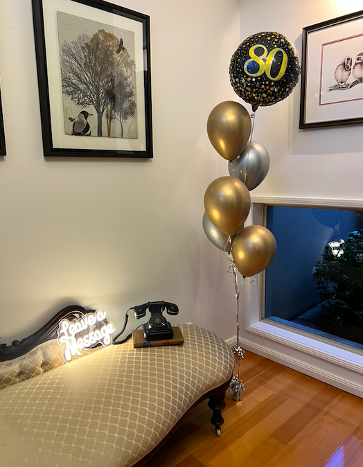 Black rotary audio guestbook phone hire in Melbourne—guests pick up the handset, leave a voice message, and hang up. Perfect for weddings, birthdays, and styled events. Vintage design, easy to use, and memory-making magic.