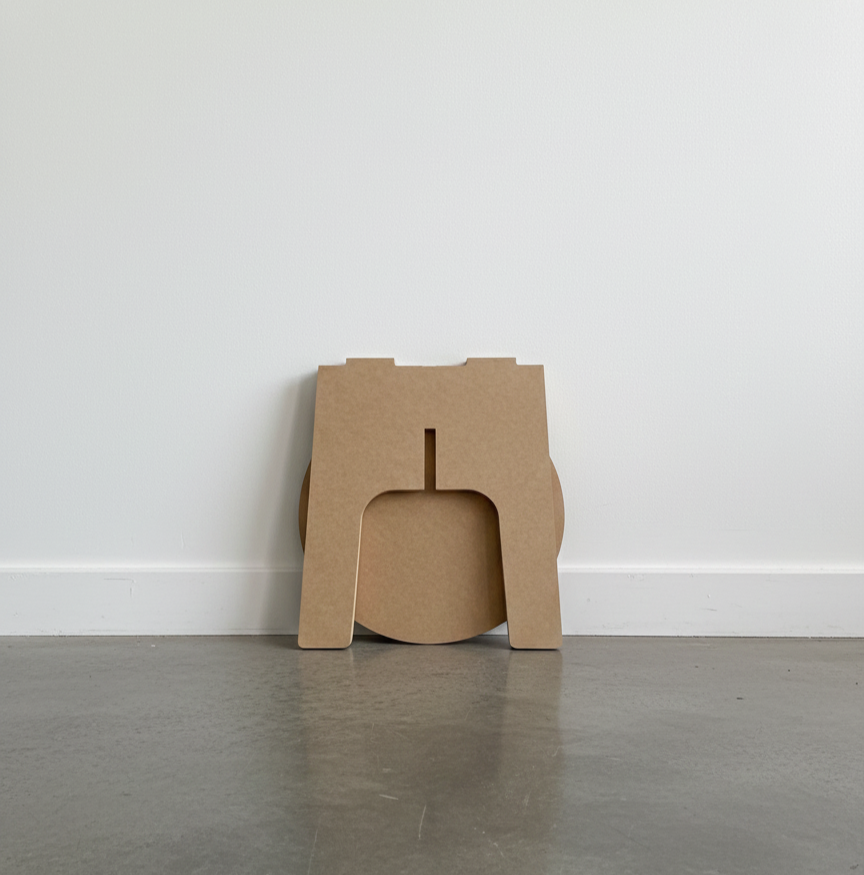 A high-resolution studio shot on a clean white background. Show the Stoolie half-collapsed, with one hand at the top and one at the bottom, capturing the "twist-to-click" motion in mid-action. Use subtle motion blur lines to emphasize how fast it dep