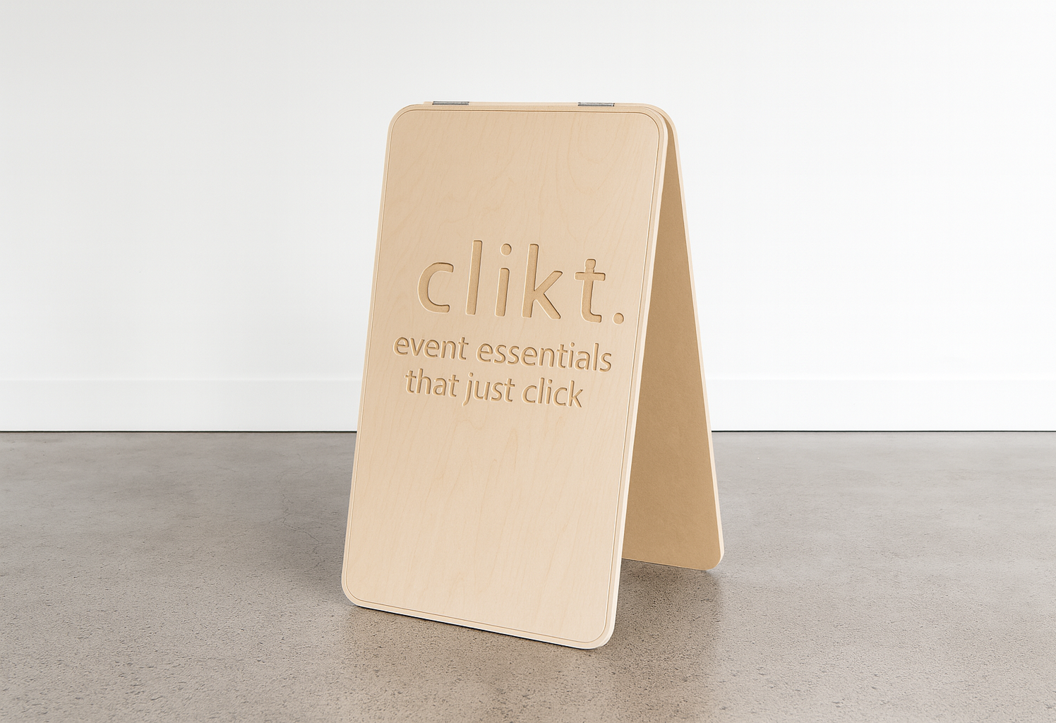 A-frame sign for events and markets