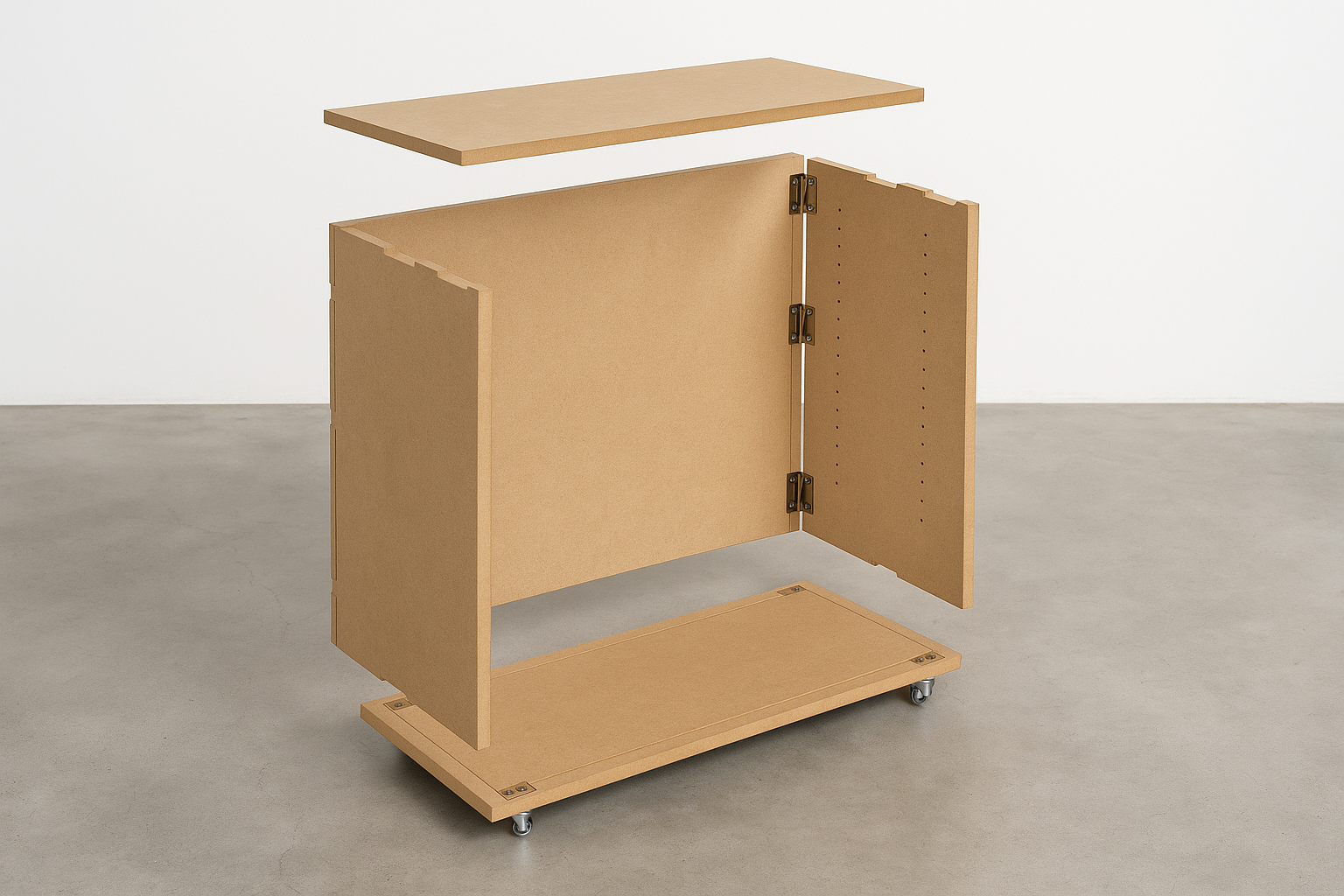 event cart for weddings, markets, and brand activations – premium flat-pack cart made in