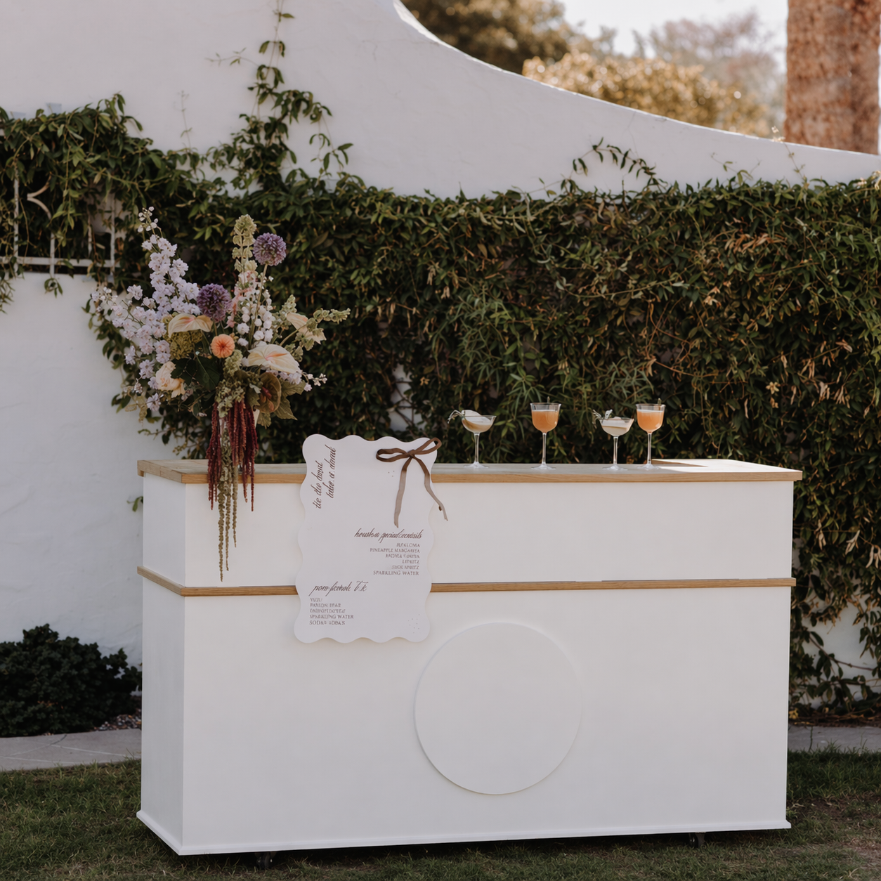 Collapsible Mobile Bar & Cocktail Event Cart