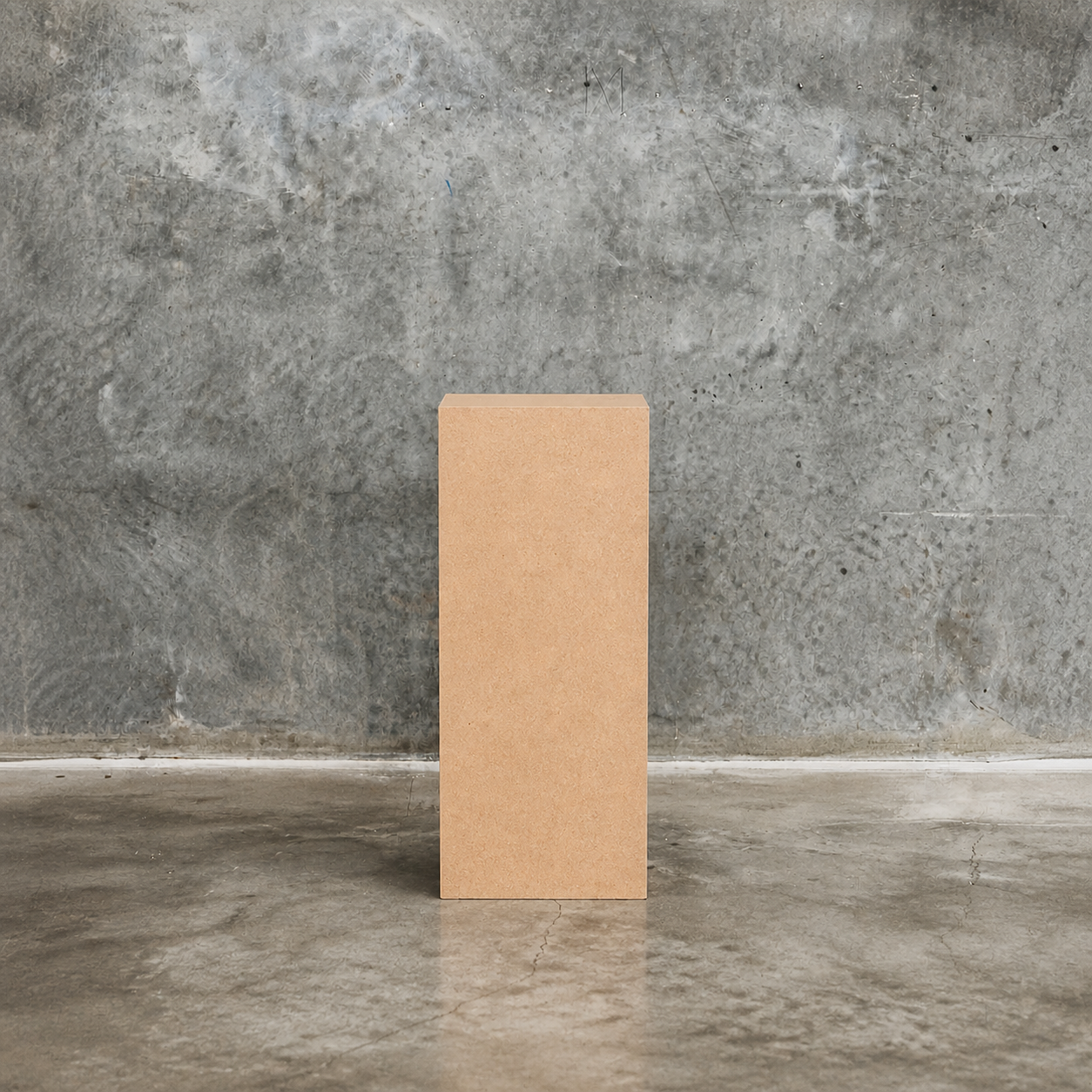Rectangle Event Plinth – Solid Display Pedestal MDF mid height.png