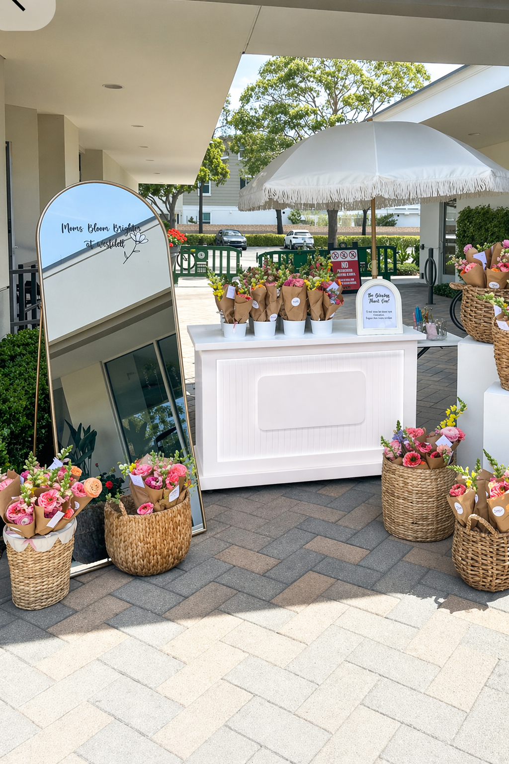 event cart for weddings, markets, and brand activations – premium flat-pack cart made in