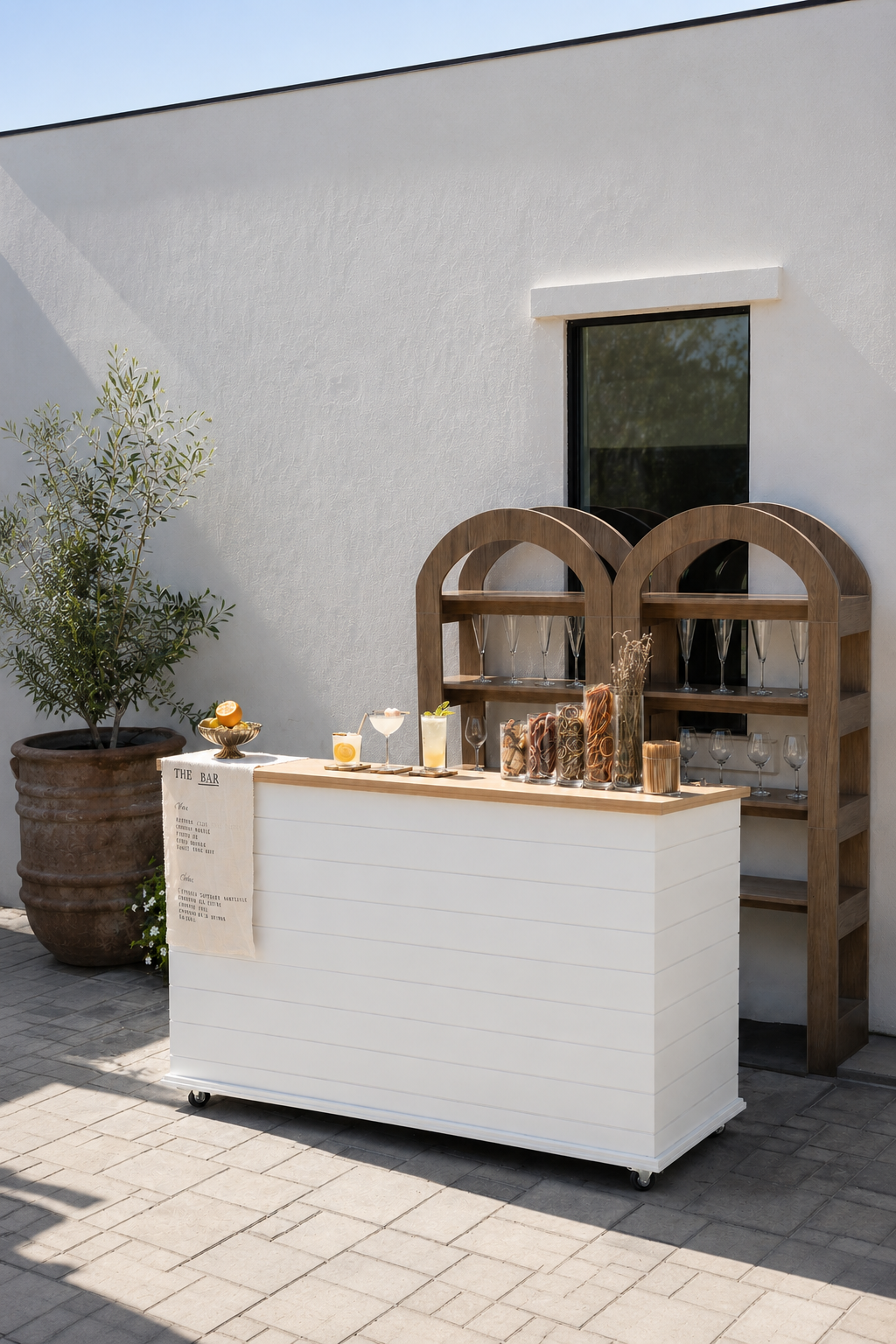 Portable Event Bar & Collapsible Beverage Serving Station