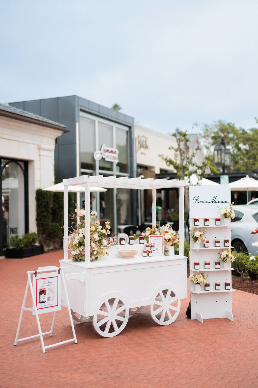 Collapsible Candy Cart | Portable Market Stall with Canopy