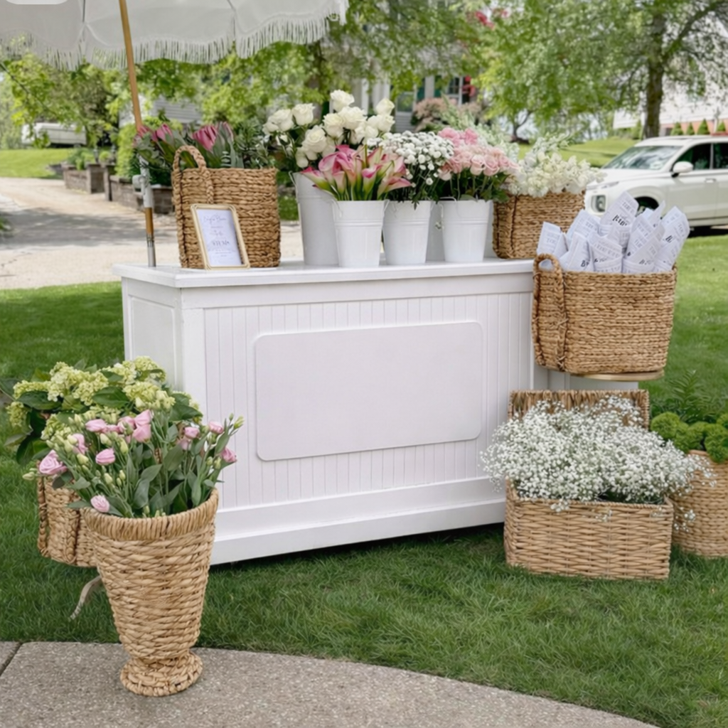 event cart for weddings, markets, and brand activations – premium flat-pack cart made in