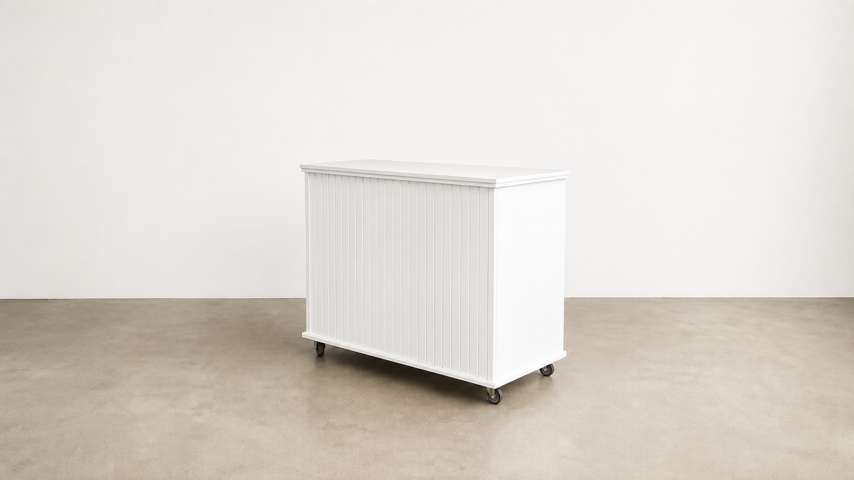 Collapsible event Cart for weddings, events and activations raw perspective white.png