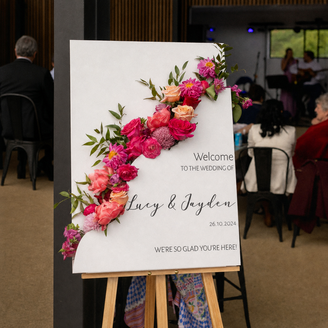 Bloom Box – Floral Welcome Sign