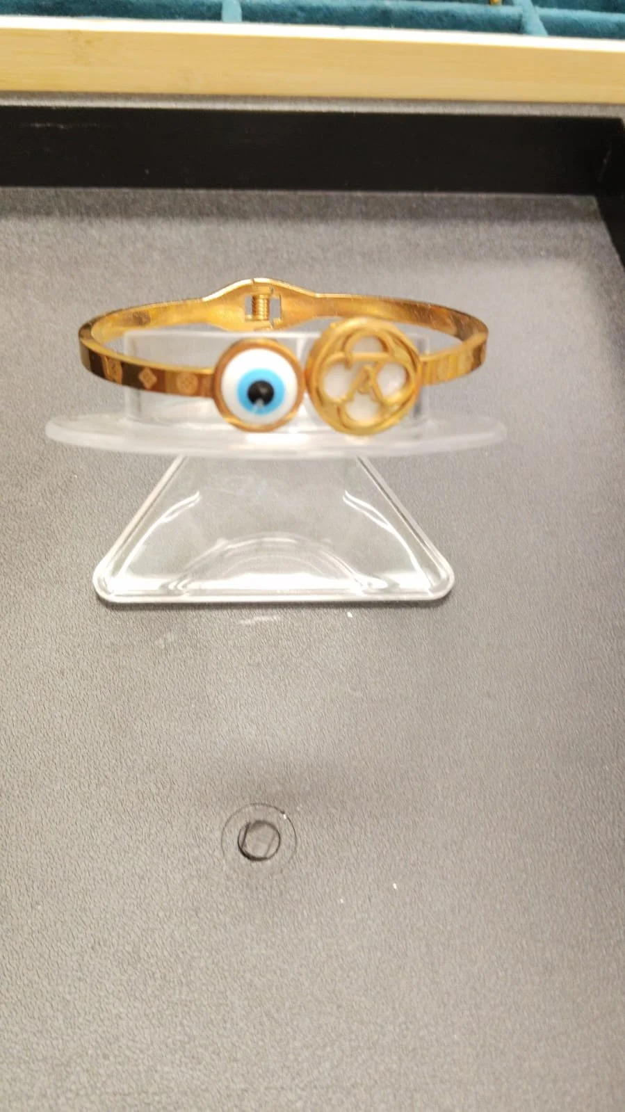 Golden Evil Eye Adult Bracelet (Adult Size)