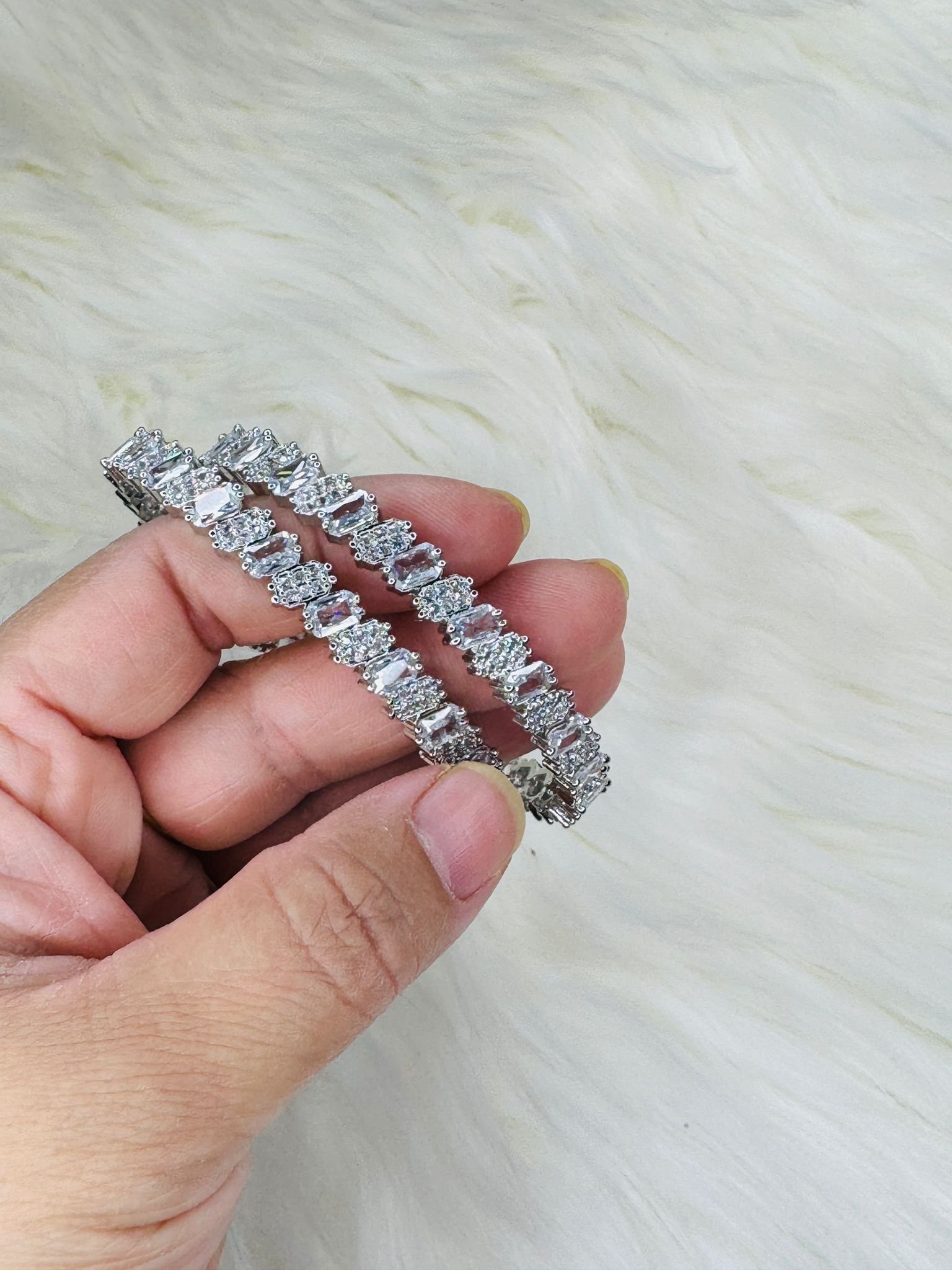 Elegant Sparkle Cubic Zirconia Bracelet