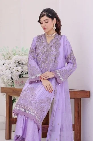 GHUNGROO BIN KHALID - Radiant Purple Elegance