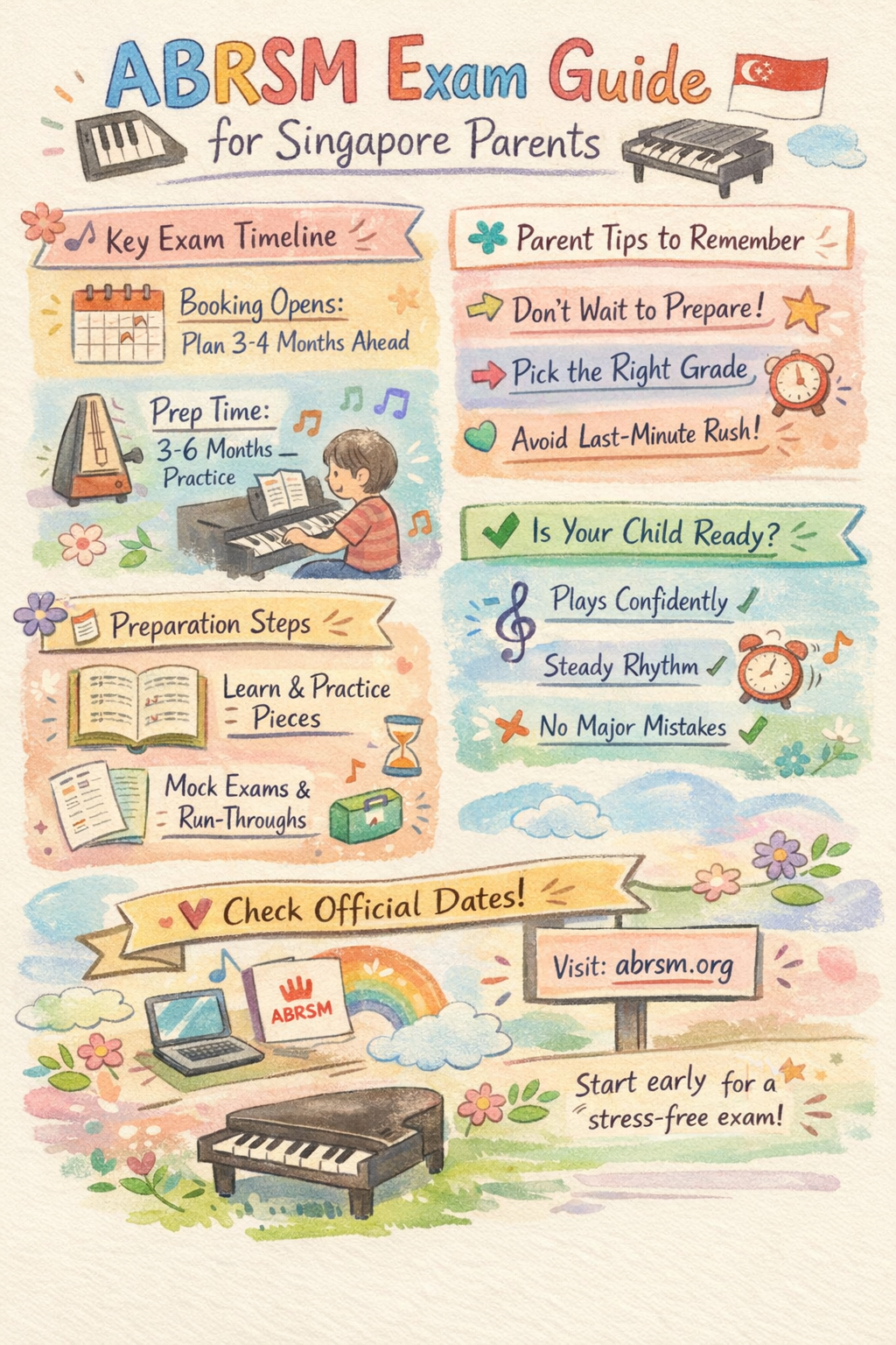 ABRSM Practical Exam Dates in Singapore (2026 Guide for Parents)