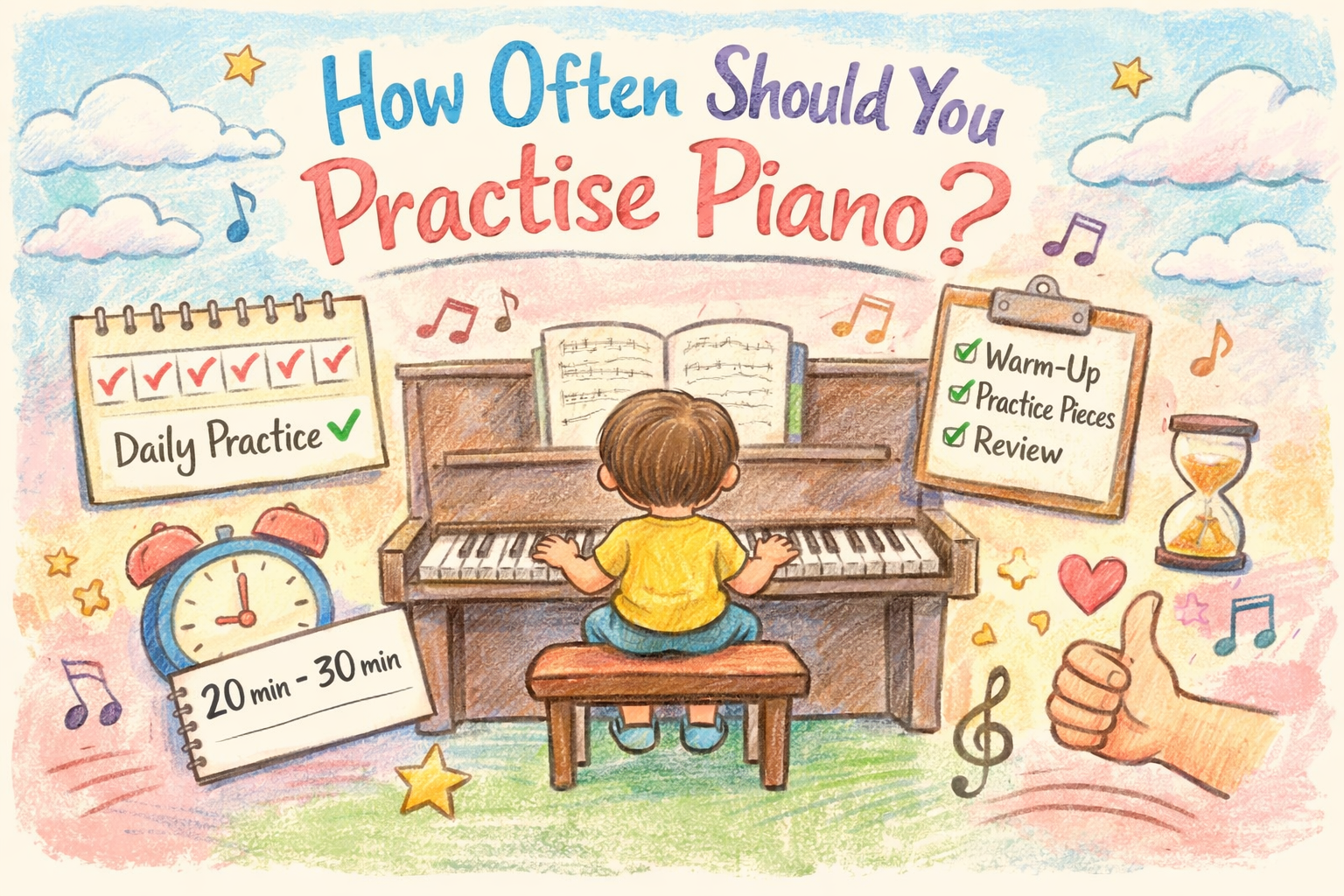How Often Should You Practise Piano? A Simple Guide for Beginners and Parents