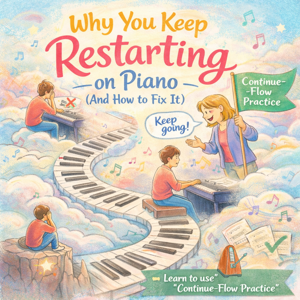 Why You Keep Restarting When You Make Mistakes (And How “Continue-Flow Practice” Fixes It)