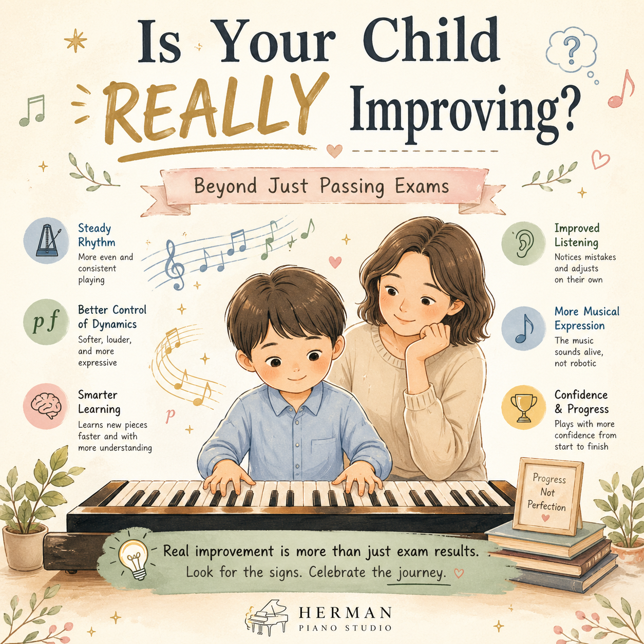How to Tell If Your Child Is Really Improving in Piano (Beyond Just Passing Exams)