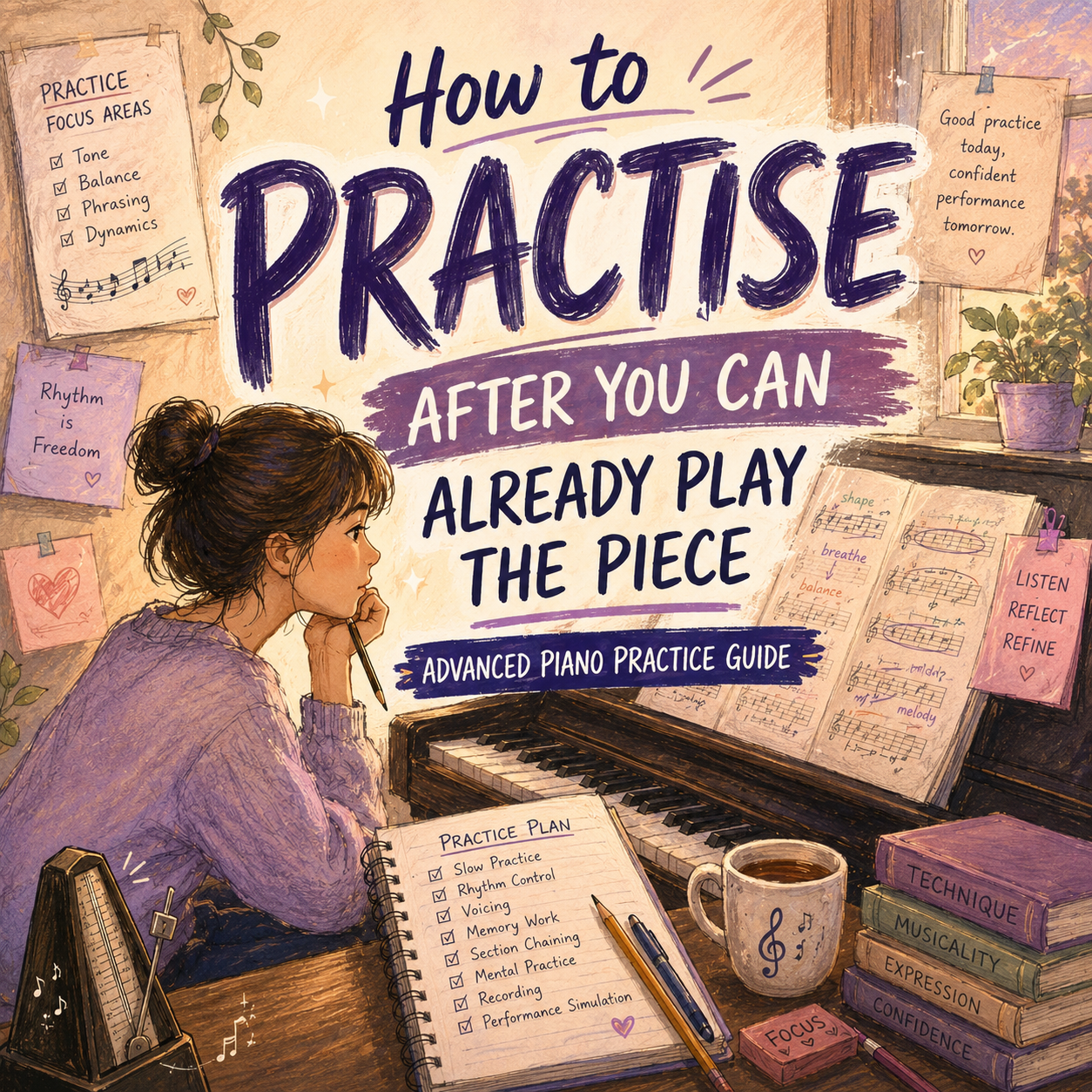 How to Practise After You Can Already Play the Piece (Advanced Piano Practice Guide)