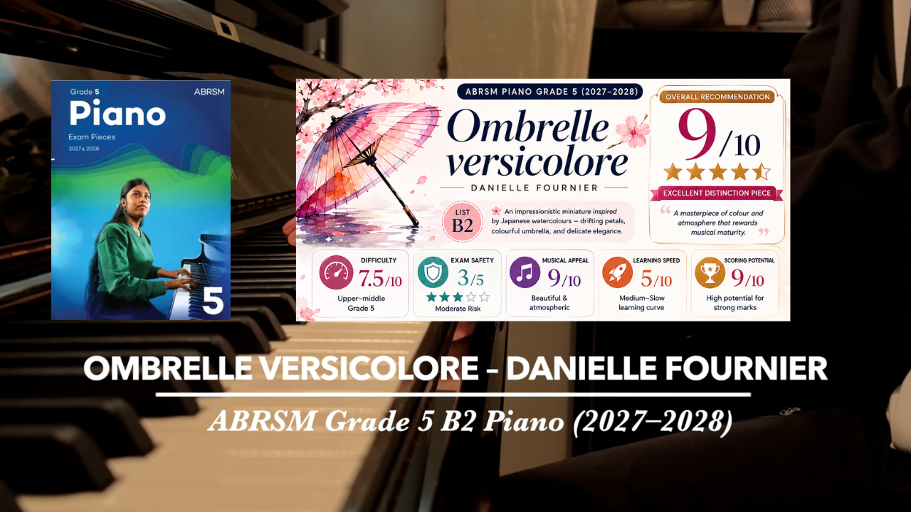 Before You Choose Ombrelle Versicolore (ABRSM Grade 5 2027–2028): Honest Review 