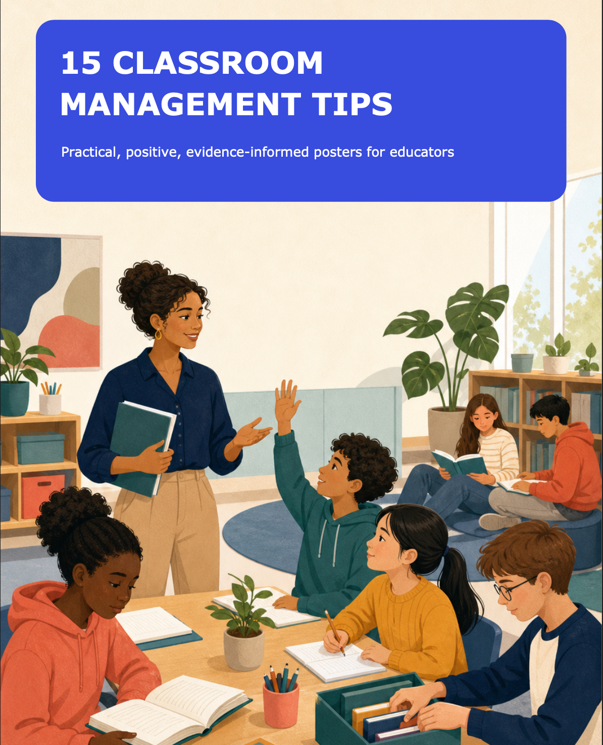 15 Classroom Management Tips for New Teachers + Printable Posters
