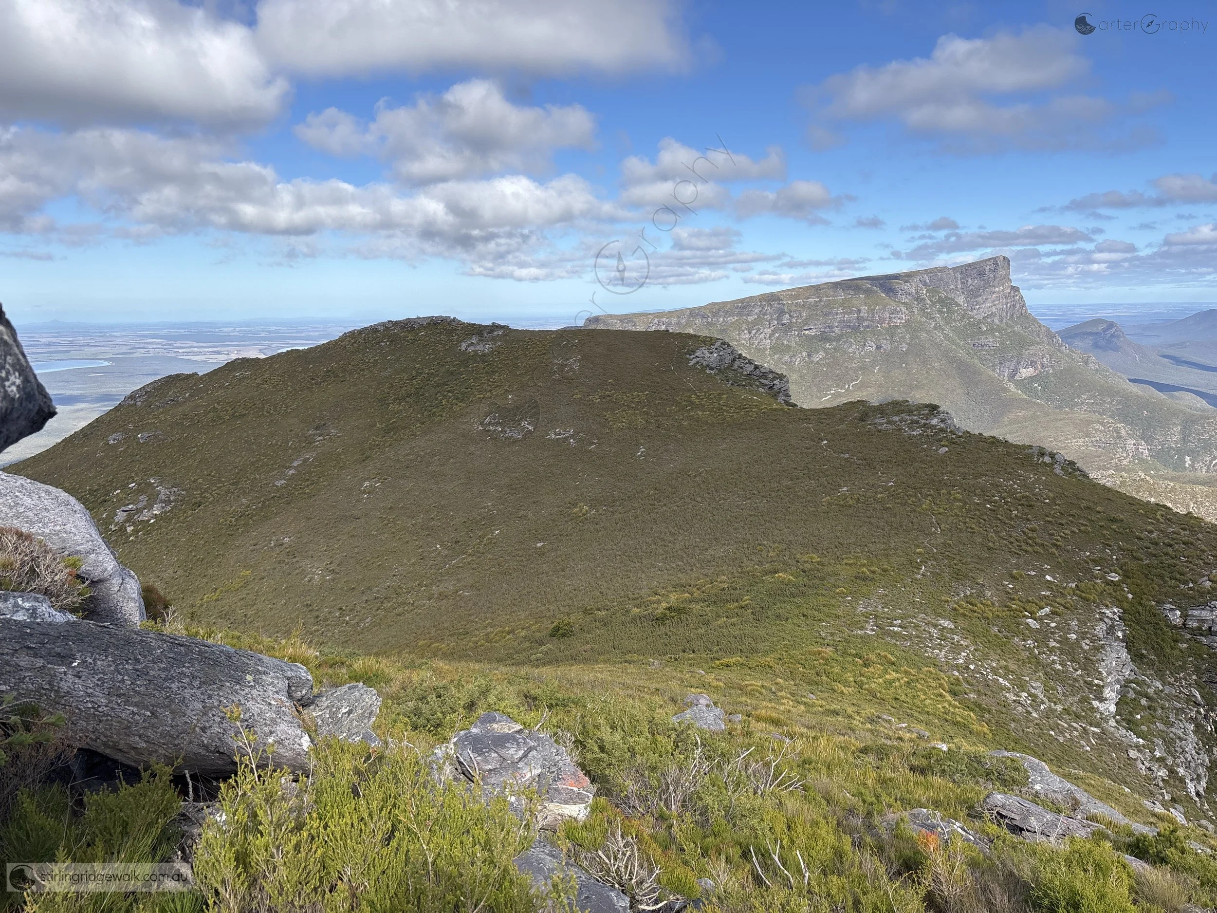 Looking to Bluff Knoll from Isongerup Main Peak