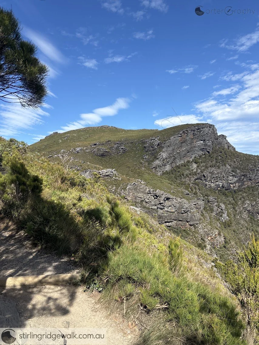 Coyanarup Peak to the SSW of "Stop and Check" weather sign