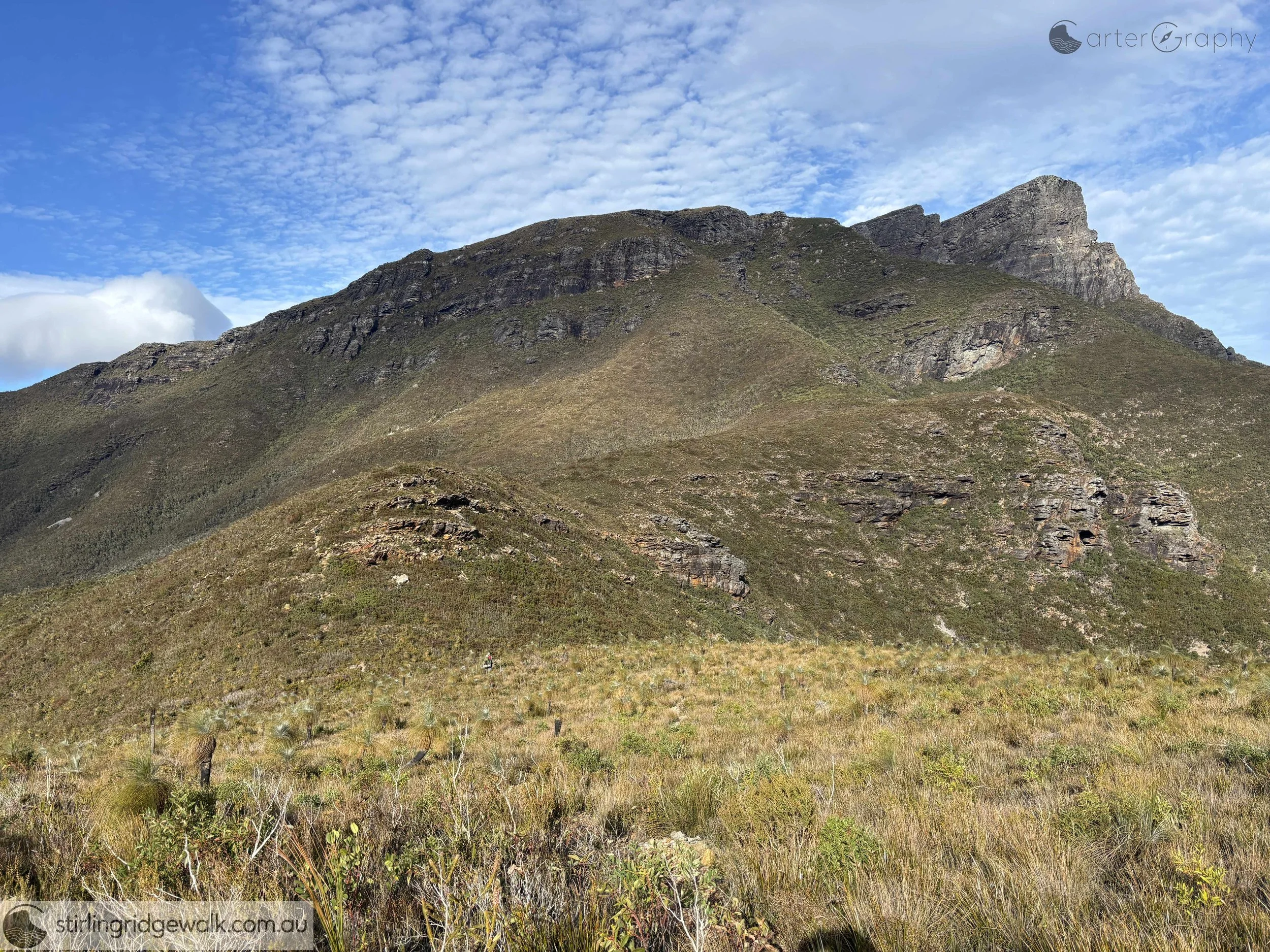 Looking south west to East Peak and Bluff Knoll