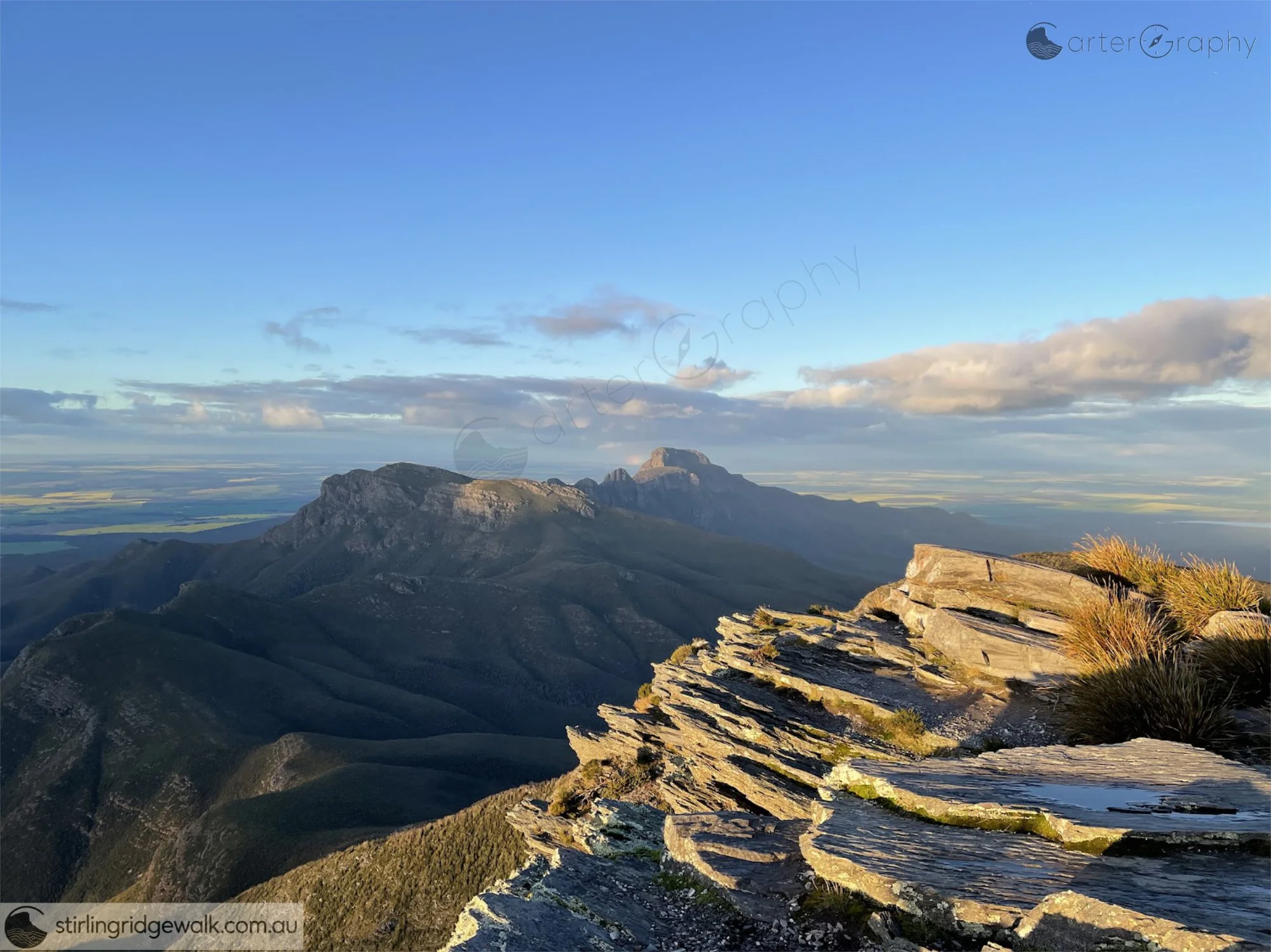 View of the ridge from Bluff Knoll summit