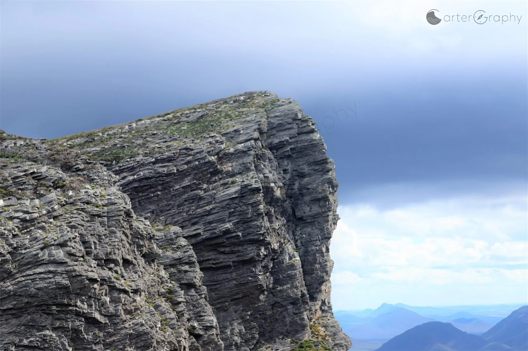 Close up off East Bluff and Bluff Knoll