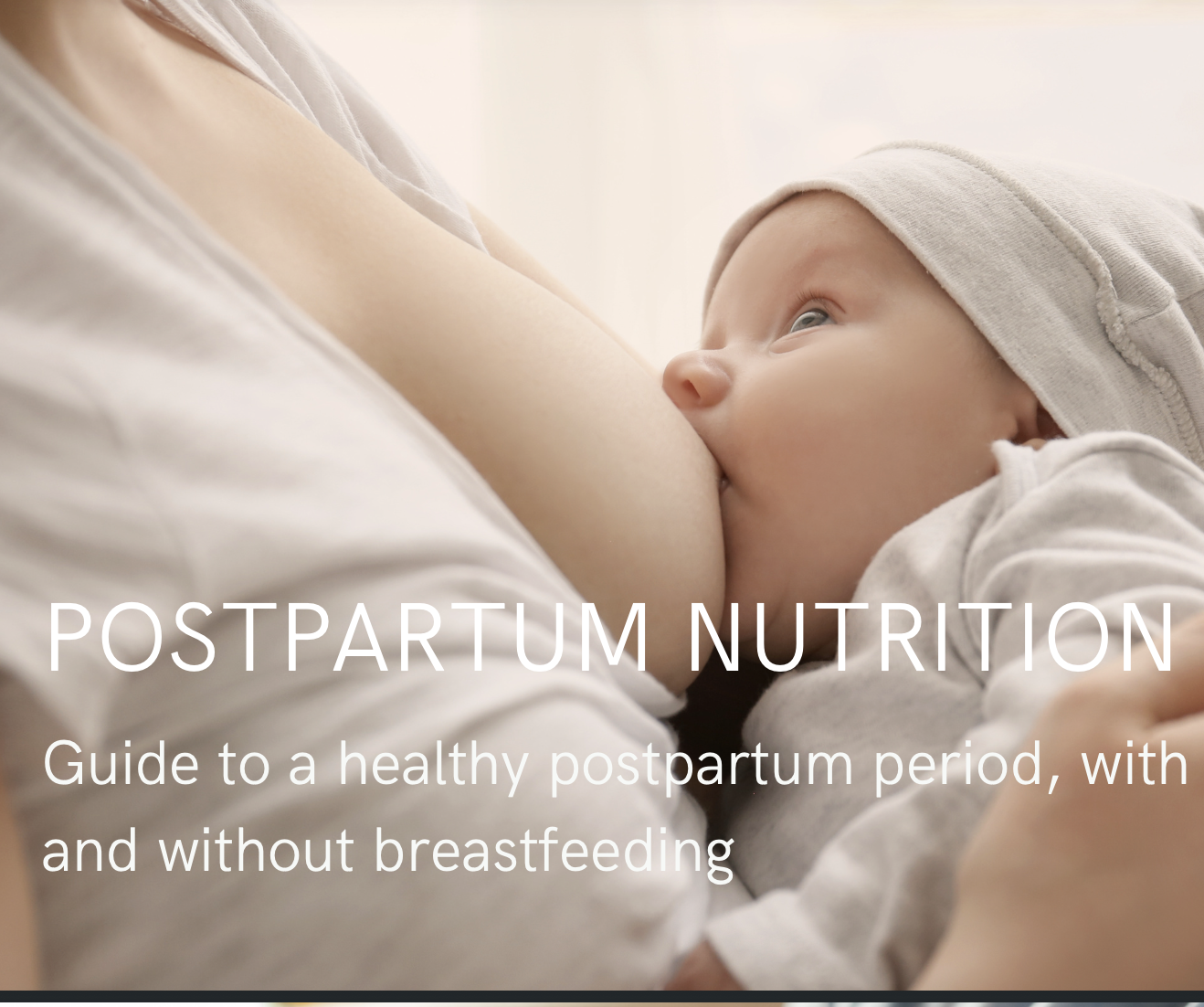 Post partum nutritional plan, post-partum post pregnancy diet