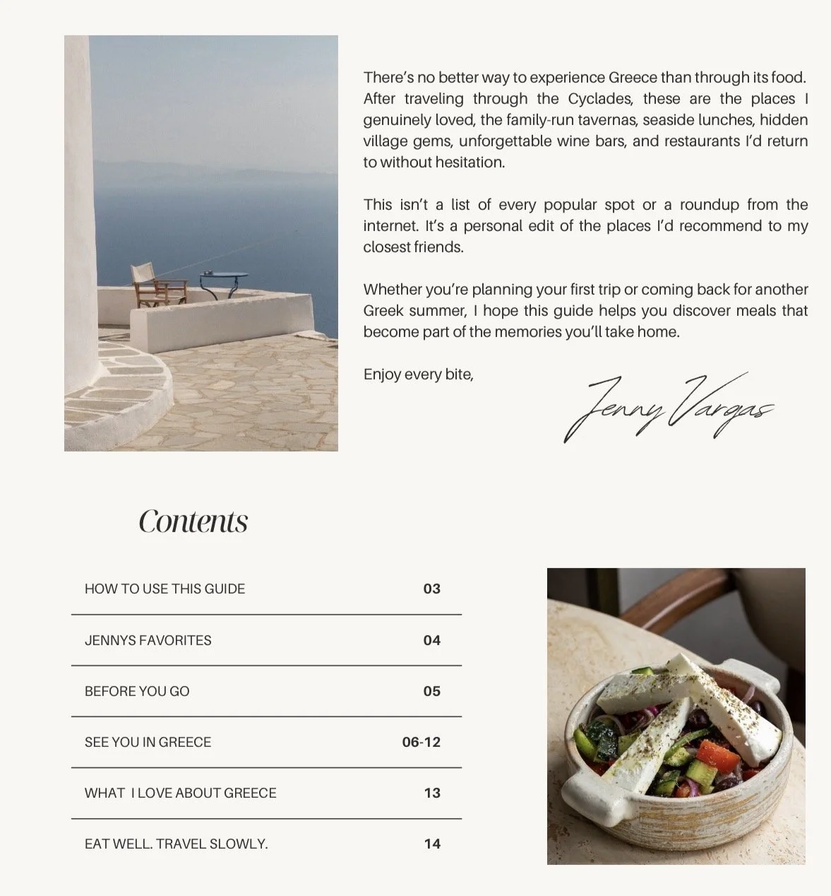travel food guide greece paros milos sifnos
