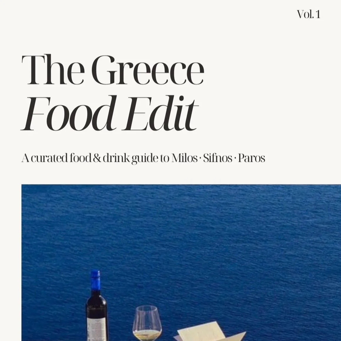 The Greece Food Edit (English)